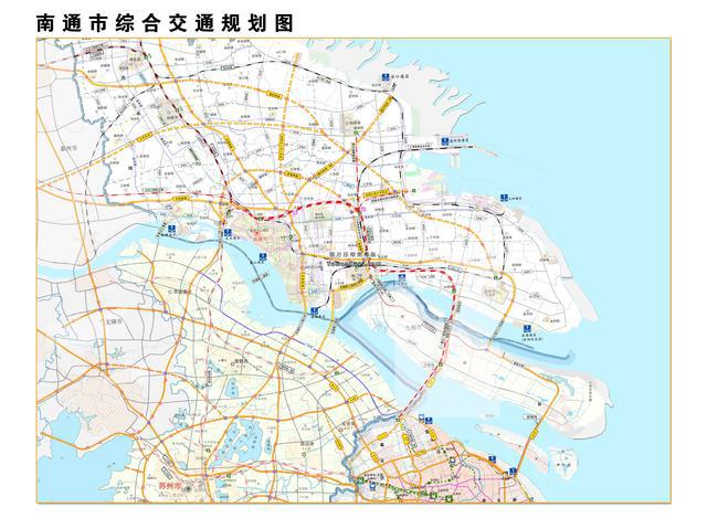 南通市最新规划图-南通市最新版城市规划图揭晓